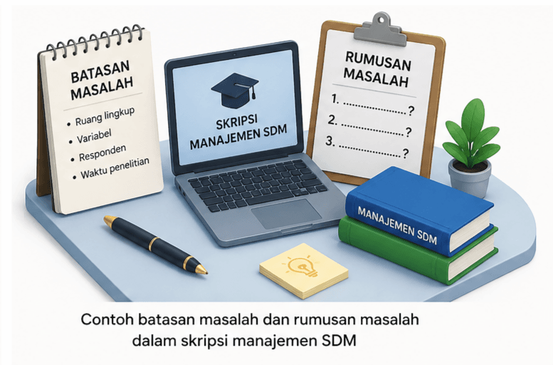 Contoh batasan masalah dan rumusan masalah dalam skripsi manajemen SDM