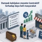 Dampak kebijakan moneter kontraktif terhadap daya beli masyarakat