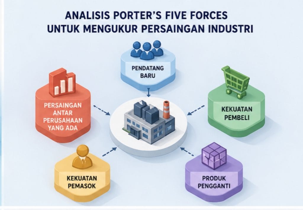 Analisis Porter’s Five Forces untuk mengukur persaingan industri