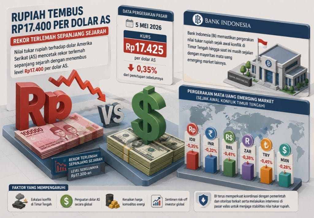 Rupiah Terus Melemah