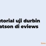 tutorial uji durbin watson di eviews