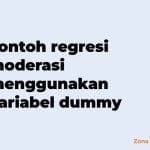 contoh regresi moderasi menggunakan variabel dummy