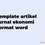 template artikel jurnal ekonomi format word